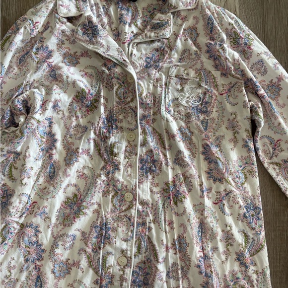 Polo by Ralph Lauren Floral Paisley night shirt - Picture 4 of 5